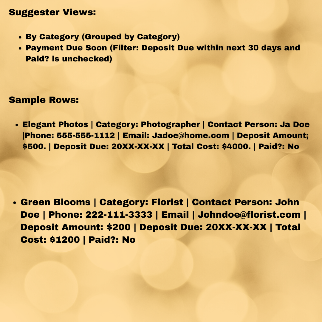 2026 Digital Wedding Planner/Hyperlinks
