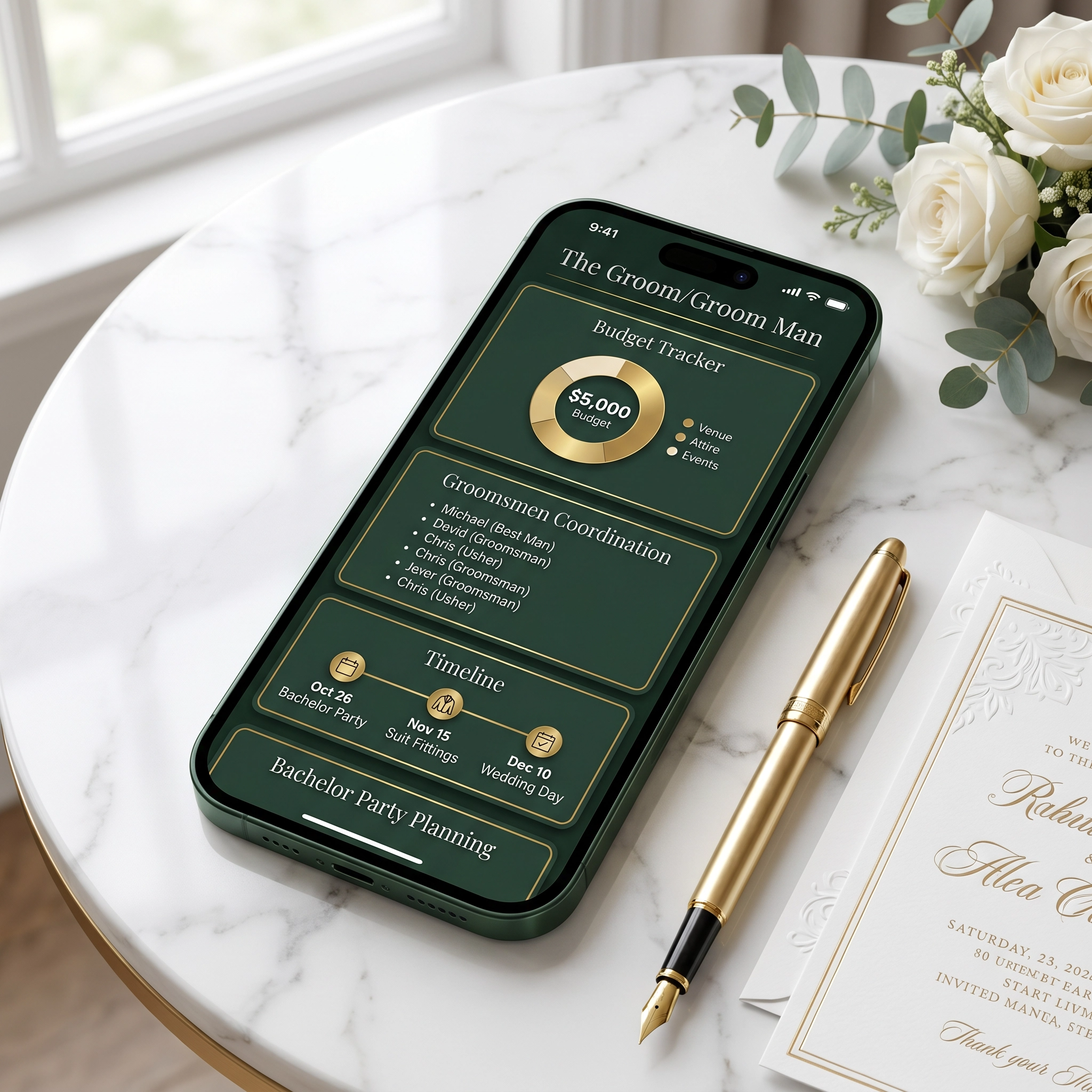 Groom/Groom Man Planner