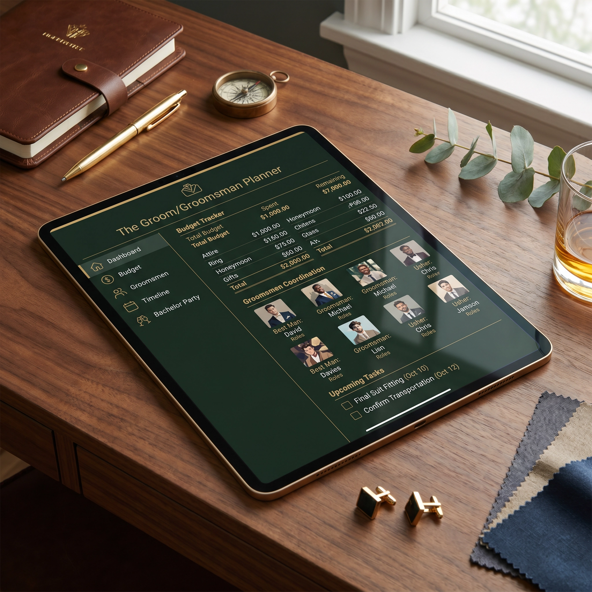 Groom/Groom Man Planner